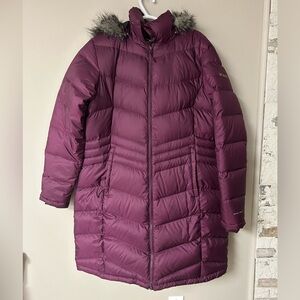 Columbia Peak to Park 650 Omni Heat Long Insulated Down Jacket